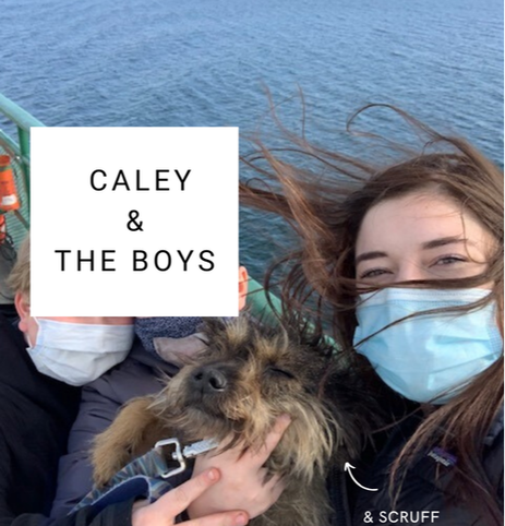 Caley and the boys